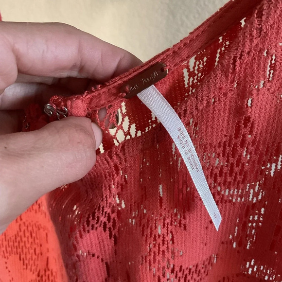 Free People Womens Crochet Sundress Size 6 *Flaw Noted* - Picture 8 of 9